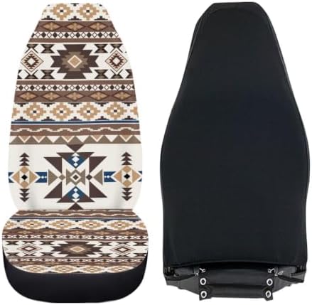 BIGCARJOB Southwest Car Seat Covers for Front Seat Only, 2 Pack Auto Front Seat Protector Saddle Blanket for Women Car Interior Accessories
