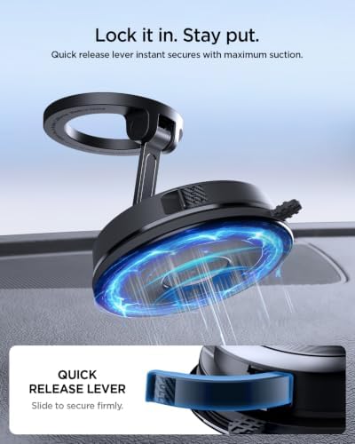 Spigen Quick Release Detachable Base MagSafe Car Mount