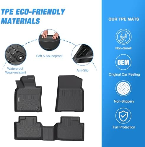 Nilight TPE Floor Mats for Toyota Camry (Hybrid Only)
