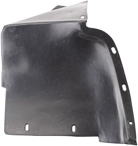 TRQ Front Right Rearward Inner Fender Liner Black Passenger Side
