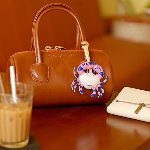 Zodiac Horoscope Bag Charm - Unique Purse Charm Keychain for Backpacks
