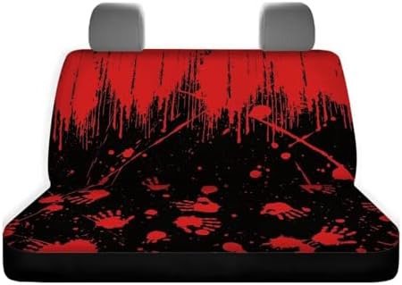 Red Hand Car Rear Seat Covers Auto Interior Decor,Back Seat Protector Covers Universal Fit Almost Vehicle Cars Truck SUVs