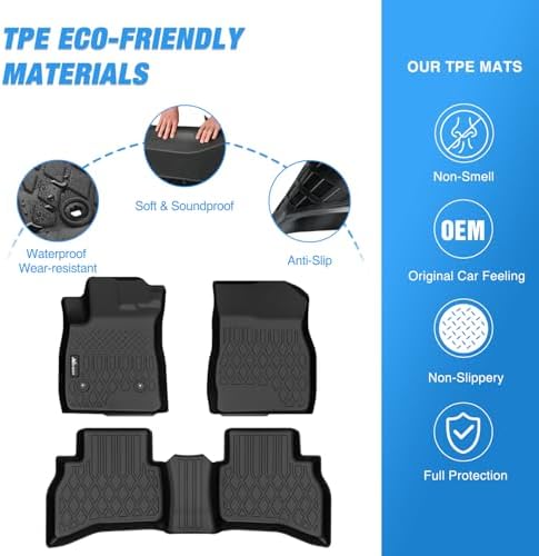 Nilight TPE Floor Mats for Chevy Trailblazer (AWD Only)