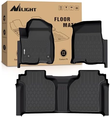 Nilight Floor Mats for Chevy Silverado GMC Sierra 1500 Crew Cab 2019-2026