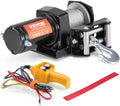 VEVOR ATV Winch, 2000 lb Electric Winch, 12V Small ATV UTV Winch with 5/32 in x 39 ft Steel Cable Roller Fairlead Wired Remote Control, IP55 Waterproof for Towing UTV ATV Car Vehicle Off-Road by VEVOR