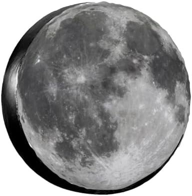 Full Moon Astronomy Spare Tire Cover Weatherproof Waterproof Wheel Tire Cover UV Sun Protection Wheel Tire Protector Tyre Cover Universal Fit for Truck Off-Road Vehicle Trailer RV SUV 16 Inch