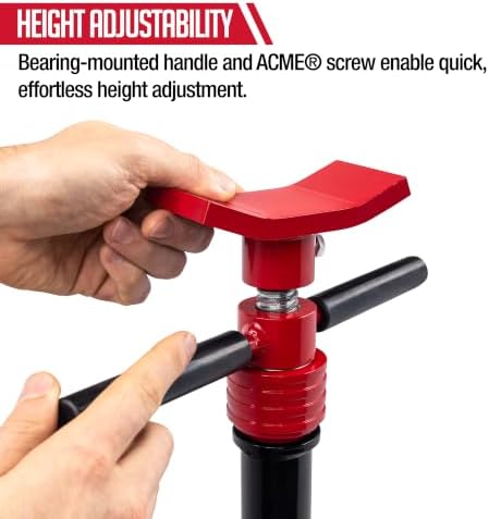 SUNEX Tools 1,500 lb. Quick Adjust Underhoist Support Stand, Model 6813 - Image 5