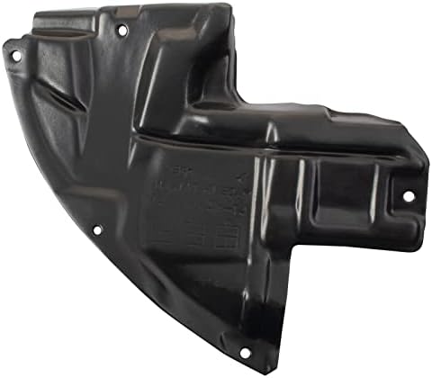 TRQ Front Left Inner Fender Liner Black Drivers Side