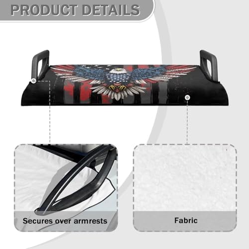 Yewattles Golf Cart Seat Cover Portable Club Car Seat Towel Universal Fit 2-Seat Golf Cart - Image 4