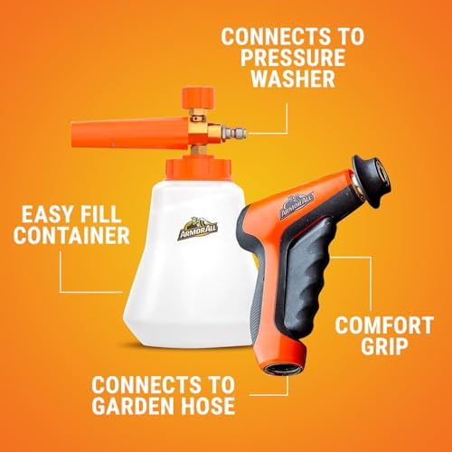 Armor All 2-in-1 Foam Cannon Kit for Garden Hoses and Power Washers
