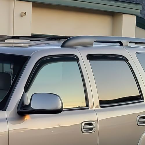 Nilight Tape-On Rain Guards for Chevy Tahoe/GMC Yukon 2000-2006, 4PCS