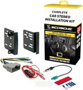 Scosche ICCR6BN Double DIN Radio Installation Dash Kit Compatible with Select 2007-2019 Chrysler, Dodge, Jeep and RAM Vehicles - Complete Aftermarket Car Stereo Install Kit - See Fit Guide In Images