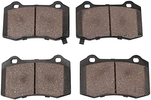 TRQ Rear Ceramic Brake Pad Set
