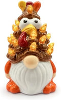 Hexagram Thanksgiving Decorations, Thanksgiving Ceramic Tree Gnomes Decor by Hexagram
