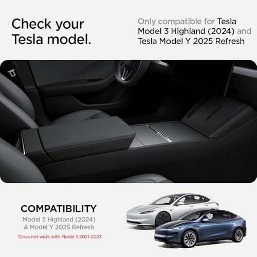 Spigen Console Organizer for Model Y Juniper/YL & 3 Highland [Sliding]