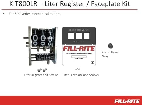 Fill-Rite KIT800LR Kit, 800 Series Liter Register & Faceplate - Image 2