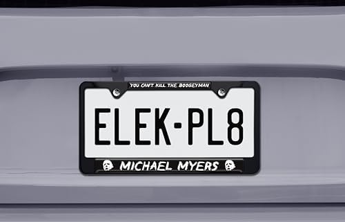 Elektroplate Michael Myers Boogeyman Halloween License Plate Frame Black