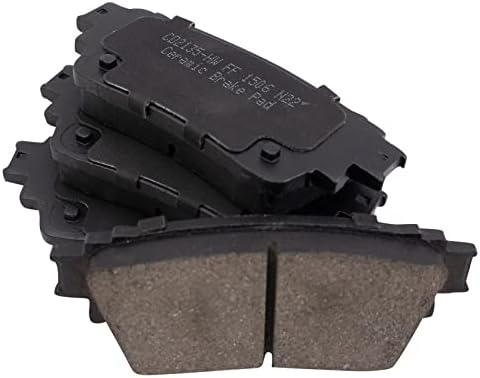 TRQ Rear Ceramic Brake Pad Set