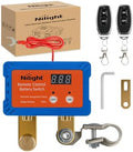 Nilight 140A Battery Disconnect Switch Wireless Remote Voltmeter Display