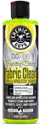 Chemical Guys, Foaming Citrus Fabric & Carpet Cleaner, Seats & Mats, 16 oz