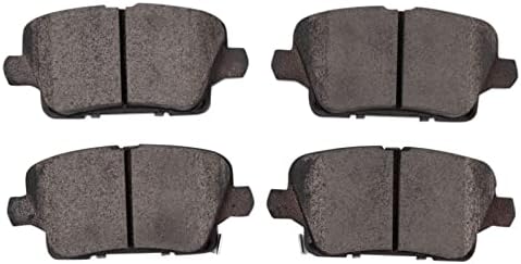 TRQ Rear Brake Pads Ceramic Hardware Wear Sensor