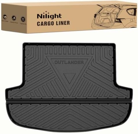 Nilight Cargo Mat for Mitsubishi Outlander Without Subwoofer 2016-2021