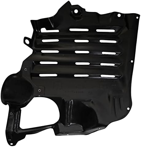 TRQ Front Right Inner Fender Liner Black Passenger Side