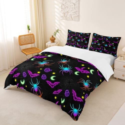 Feelyou Kids Spider Bedding Set Queen Size for Boys Girls Teens - Image 2