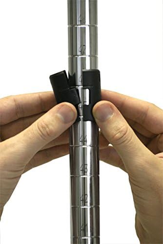 Omega 24" Deep x 60" Wide x 36" High 3 Tier Chrome Starter Shelving Unit - Image 6