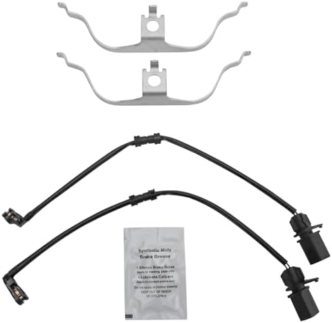 TRQ Front Ceramic Brake Pad Set Includes Contact Point Grease