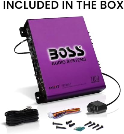 BOSS Audio Systems R1100M-P 1100 High Output Monoblock Car Amplifier