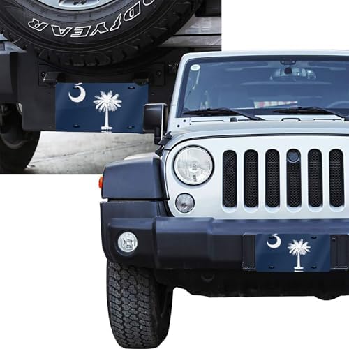 South Carolina Flag Front License Plate 6" * 12" for Women