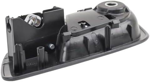 TRQ Black/Chrome Rear Inside Interior Door Handle Left Driver Side LH