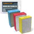 POWERTEC 72306 Diamond Hand Polishing Pads 3Pack, 60, 100 & 200 Grits, Diamond Sanding Block for Polishing and Grinding Porcelain, Ceramic Tile, Glass, Granite, Stone, Wood & Metal by POWERTEC