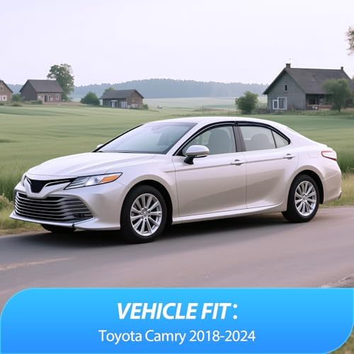 Nilight Tape-On Window Visors for Toyota Camry 2018-2024, 4PCS