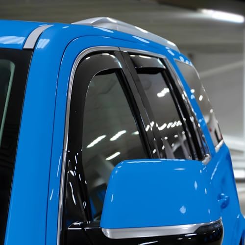 Goodyear Shatterproof in-Channel Window Deflectors for Cadillac Escalade 2015-2020, Rain Guards, Window Visors for Cars, Vent Deflector, Car Accessories, 4 pcs - GY008041