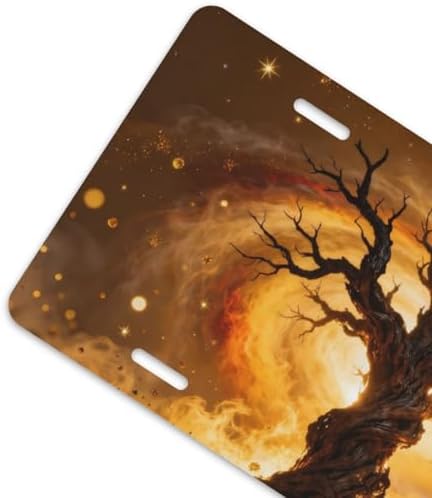 Galaxy Tree of Life Front License Plate 6" * 12" for Women