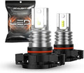 SEALIGHT 5201/5202 LED Fog Light Bulbs, Real 1:1 100% Successful Installation, 6500K Cool White Fog Light Bulb, PS24W/PS19W LED Fog Lights For Cars, Dash & Instrument Bulbs, Plug-N-Play Pack of 2