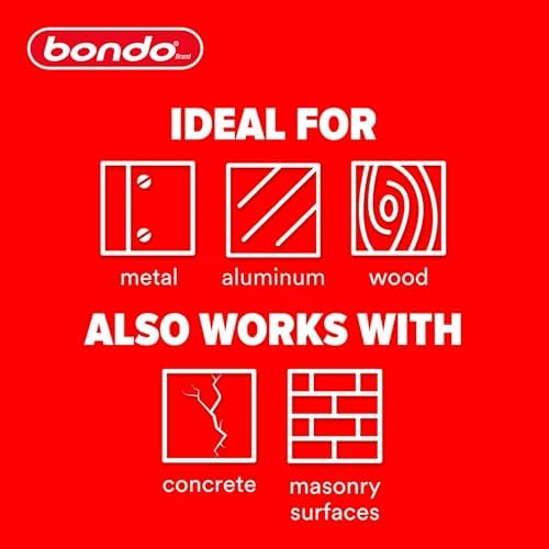Bondo Original Filler 7 lb with Hardener 2.75 oz, Repairs Dents, Dings, Holes, and Scratches, Multi-Surface Use on Wood, Aluminum, Concrete, and Fiberglass (OR-GAL-ES) - Image 6