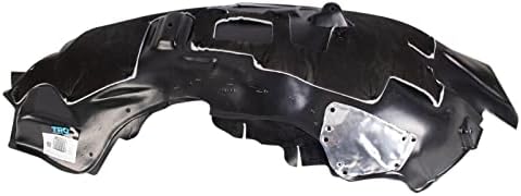TRQ Front Right Inner Fender Liner Black Passenger Side