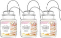 Yankee Candle Car Jar Ultimate Air Freshener, Hanging Car Freshener, Long Lasting Car Fragrance, Vanilla Cupcake (Pack of 3)