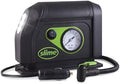 Slime 40050 Tire Inflator, Portable Car Air Compressor, with Analog 100 psi Dial Gauge, Long Hose and LED Light, 12V, 8 min Inflation by Slime