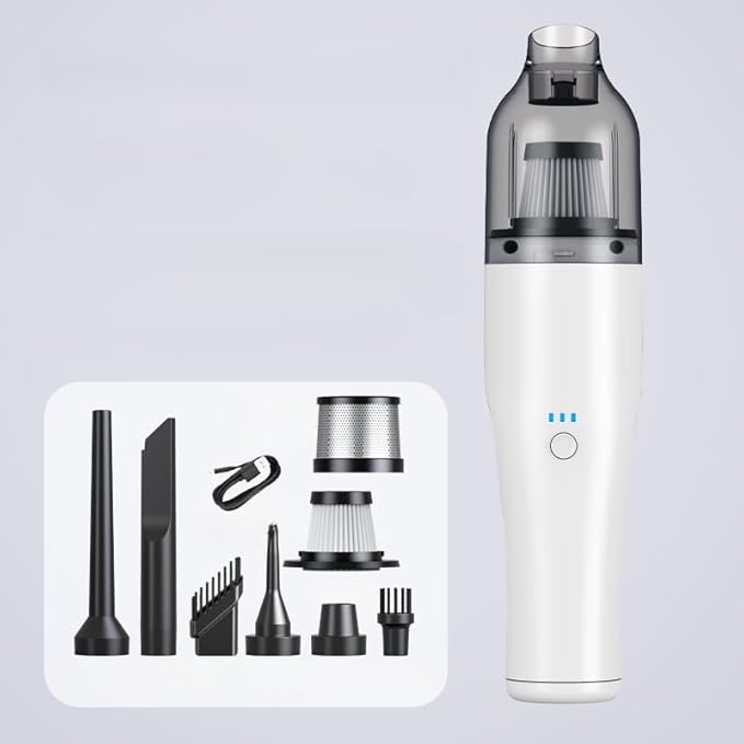 Wireless car-Mounted Vacuum Cleaner 13000PA Suction Handheld Vacuum USB by Unknown
