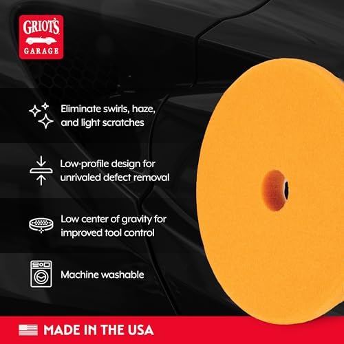 Griot's Garage 5.5" BOSS Correcting Foam Pads for Car Polishing, Buffing, Detailing and Light to Moderate Auto Paint Correction, Durable, Machine-Washable, Pack of 2 - Image 3