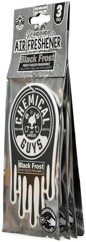 Chemical Guys, Hanging Air Fresheners, Black Frost Scent, 12 Pack, for Cars - Image 6