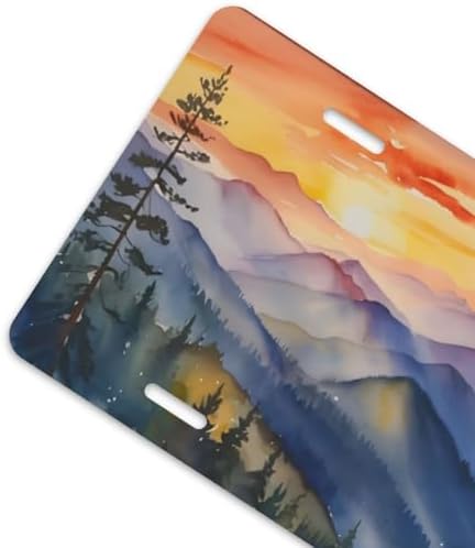 Blue Ridge Mountains Front License Plate 6" * 12" for Women