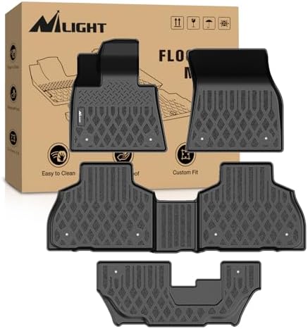 Nilight TPE Floor Mats for BMW X7 7 Seats