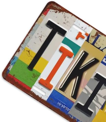 Front License Plate 6" * 12" for Women Tiki Bar