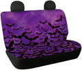 Car Back Seat Covers,Non-Slip Interior Protective Covers Rear Facing Cars Seat Cushion Seat Cover Black Bat Print