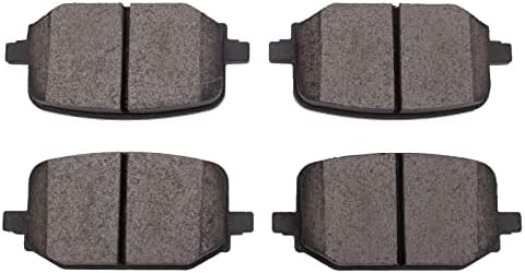 TRQ Rear Ceramic Brake Pad Set